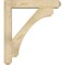 Ekena Millwork Legacy Craftsman Rough Sawn Bracket w/ Offset Brace, Douglas Fir, 6"W x 30"D x 34"H BKT0604X30X34LEC04RDF - alternate 4